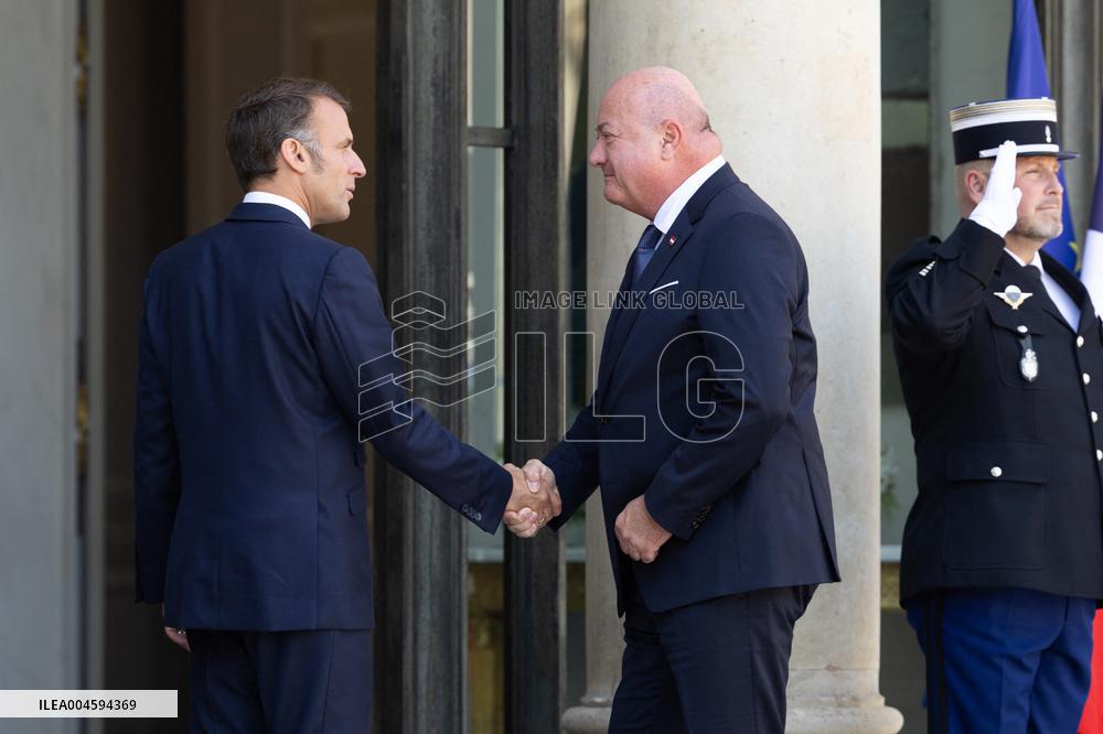 Emmanuel Macron meets with Austrian Chancellor - Paris