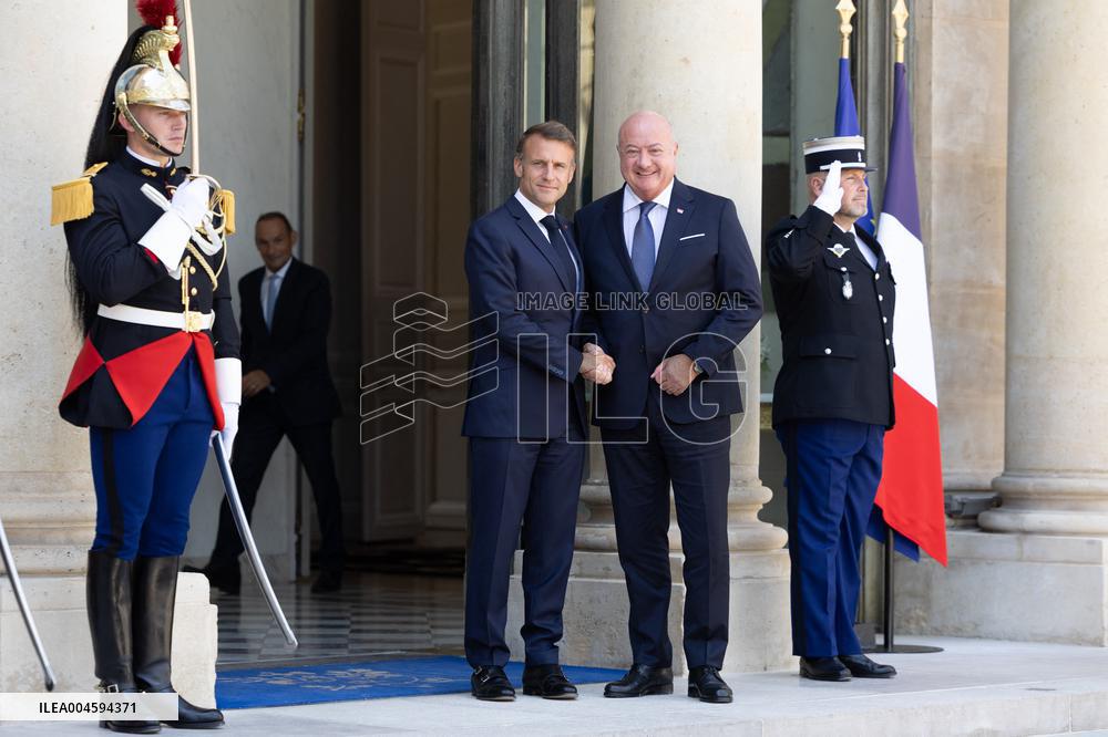 Emmanuel Macron meets with Austrian Chancellor - Paris