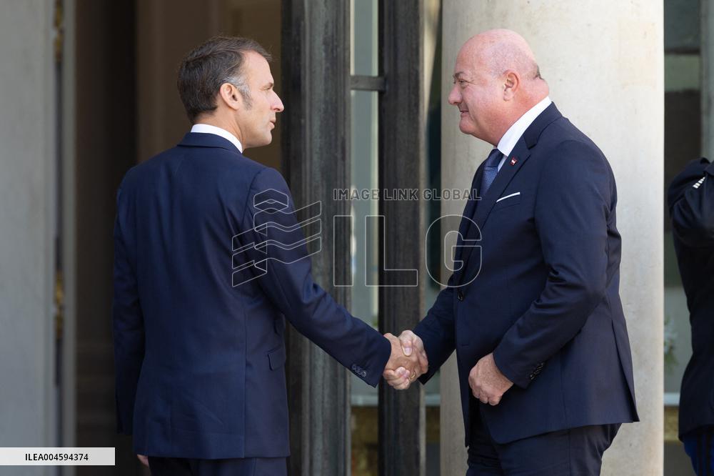 Emmanuel Macron meets with Austrian Chancellor - Paris