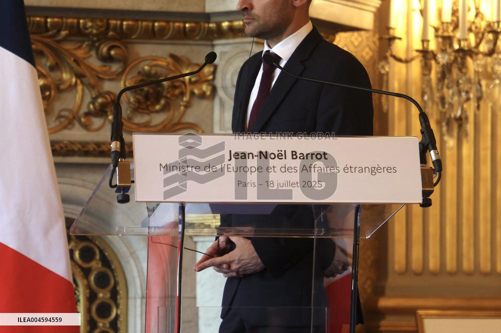 Wadephul and Barrot Hold Joint Press Conference - Paris