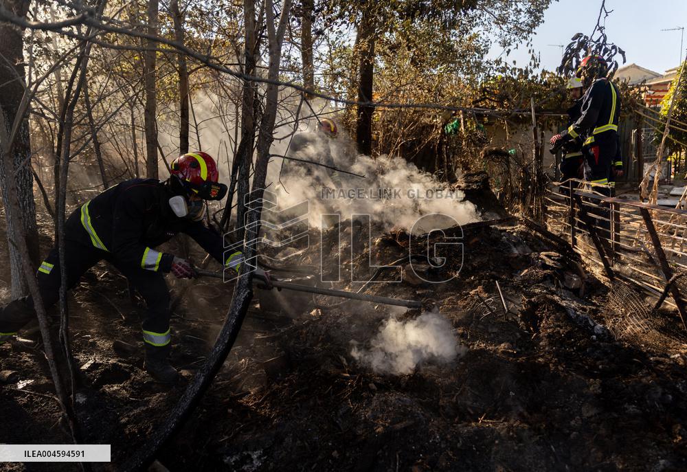 Fire in Mentrida Contained After Burning 3,100 Hectares - Spain