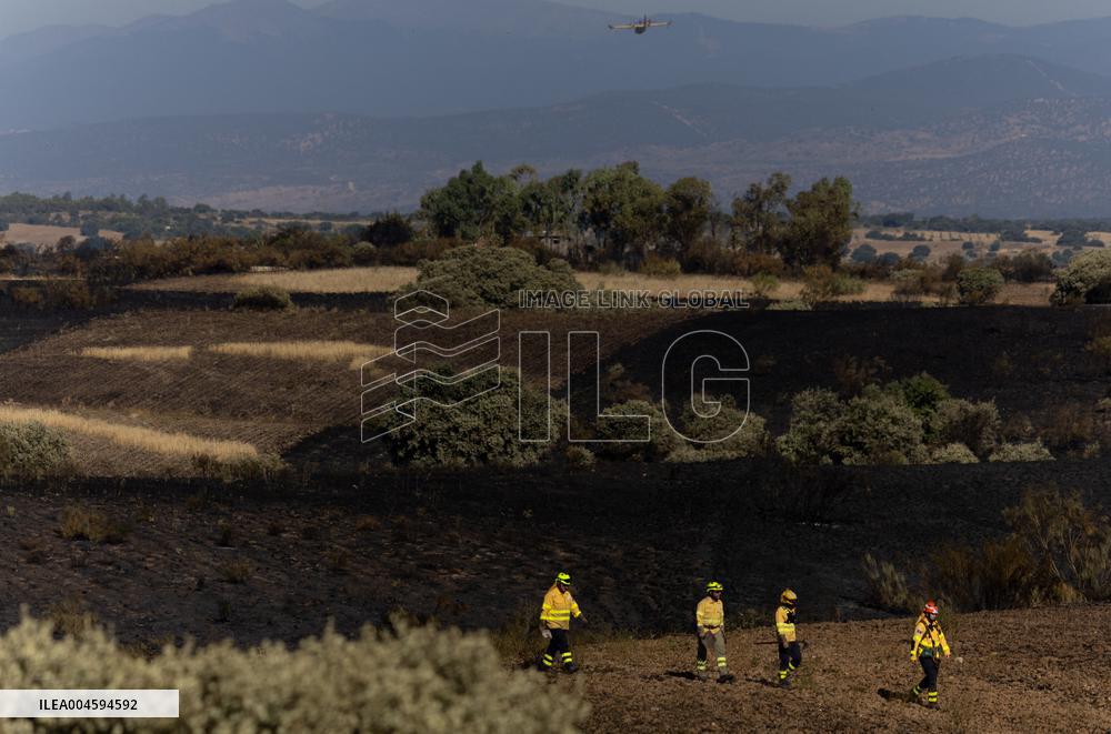 Fire in Mentrida Contained After Burning 3,100 Hectares - Spain