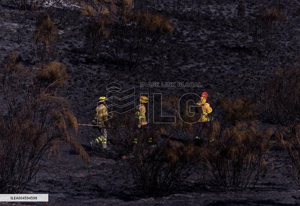 Fire in Mentrida Contained After Burning 3,100 Hectares - Spain