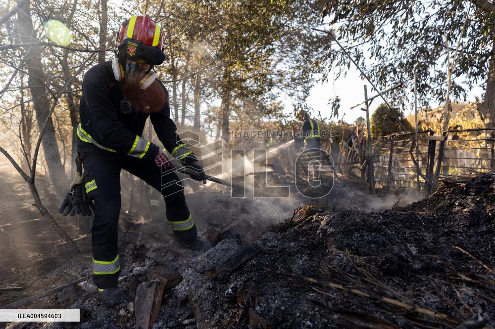 Fire in Mentrida Contained After Burning 3,100 Hectares - Spain