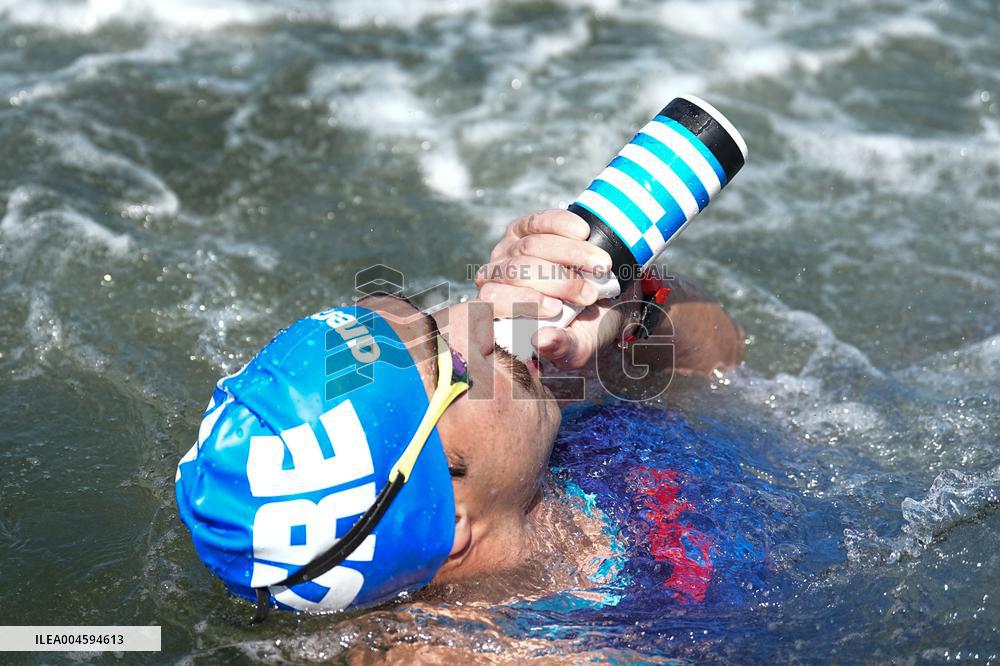 Marc-Antoine Olivier Takes Bronze in 5km Open Water - Singapore