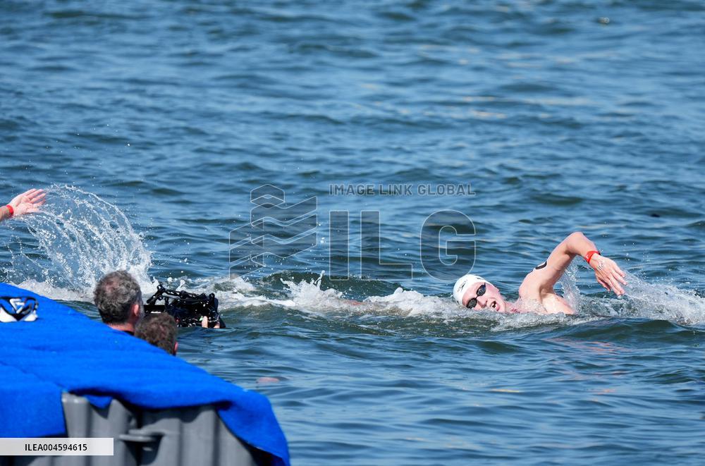 Marc-Antoine Olivier Takes Bronze in 5km Open Water - Singapore