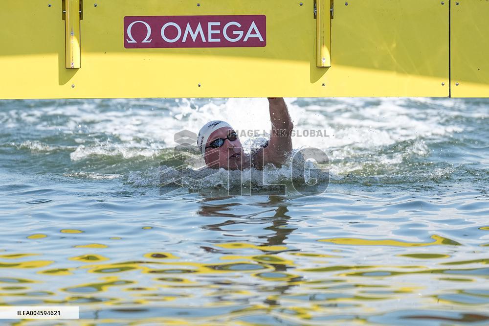 Marc-Antoine Olivier Takes Bronze in 5km Open Water - Singapore