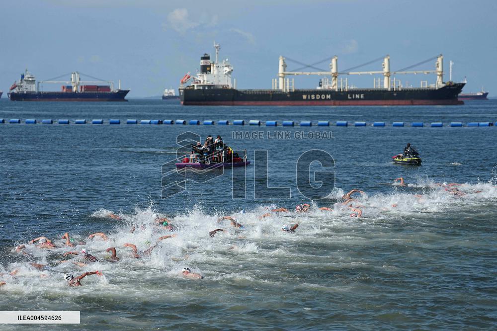 Marc-Antoine Olivier Takes Bronze in 5km Open Water - Singapore