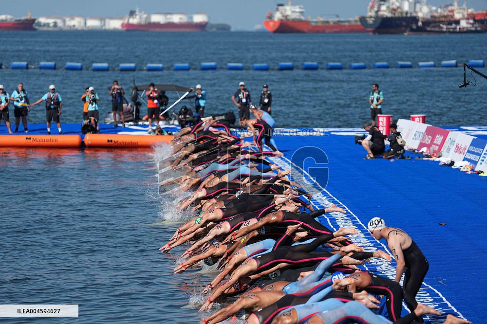 Marc-Antoine Olivier Takes Bronze in 5km Open Water - Singapore
