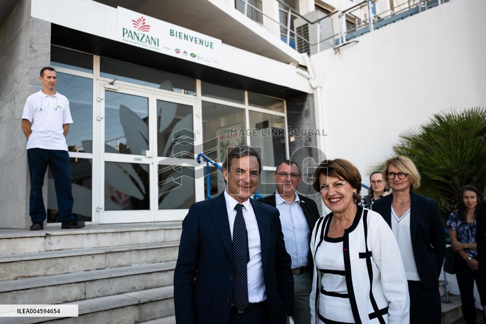 Annie Genevard Visits Panzani Plant - France