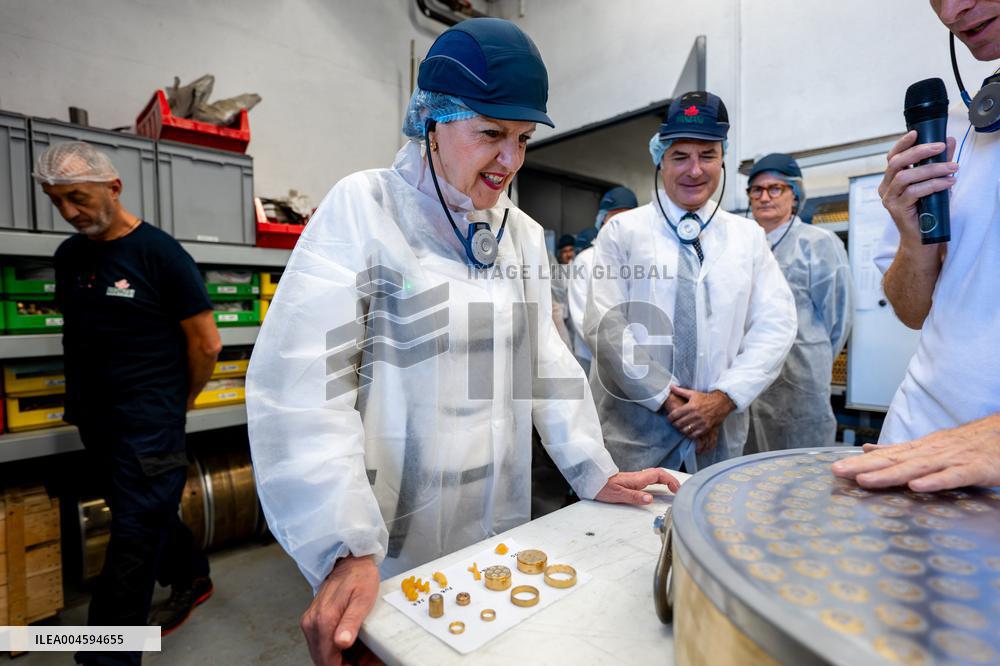 Annie Genevard Visits Panzani Plant - France