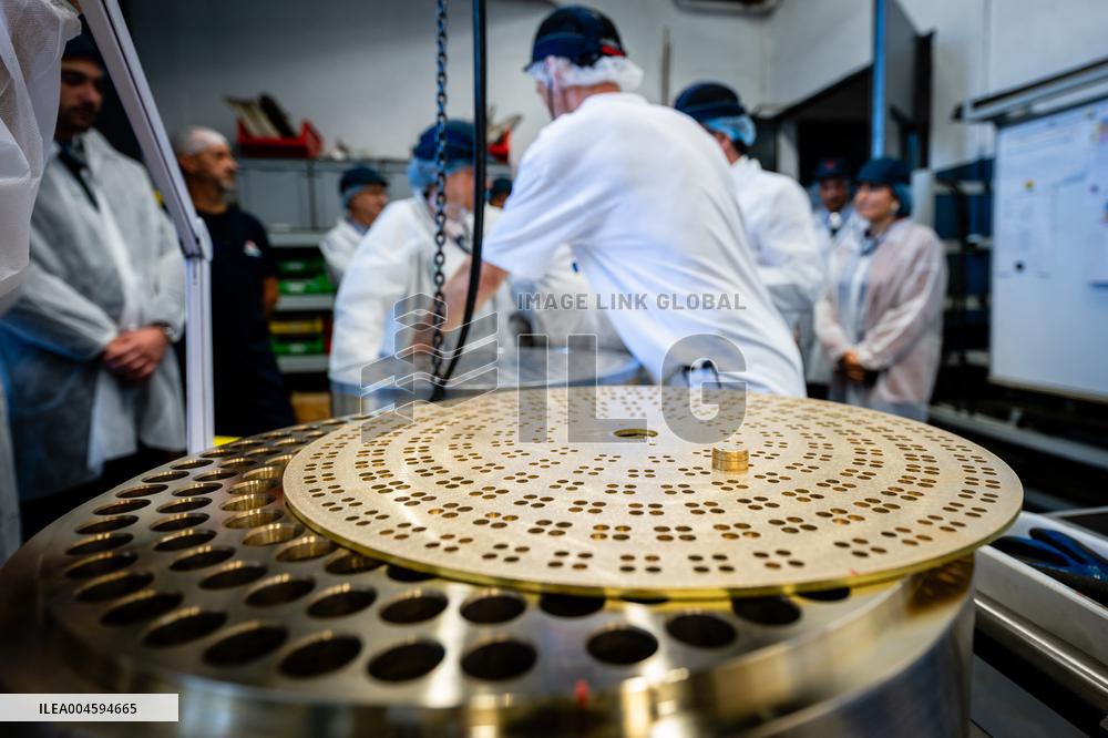 Annie Genevard Visits Panzani Plant - France