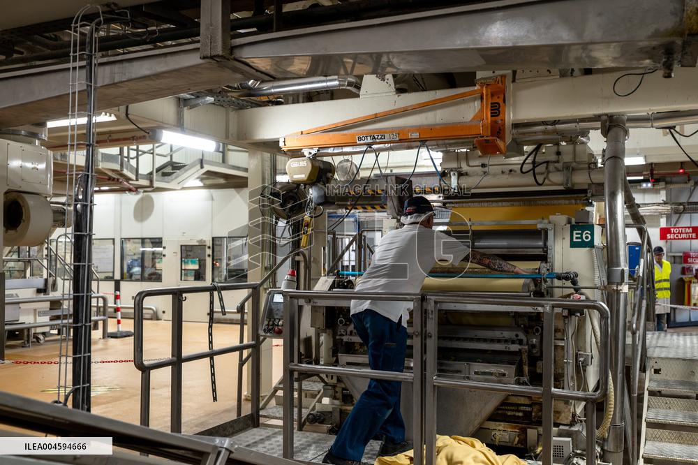 Annie Genevard Visits Panzani Plant - France