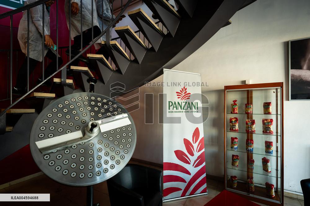 Annie Genevard Visits Panzani Plant - France