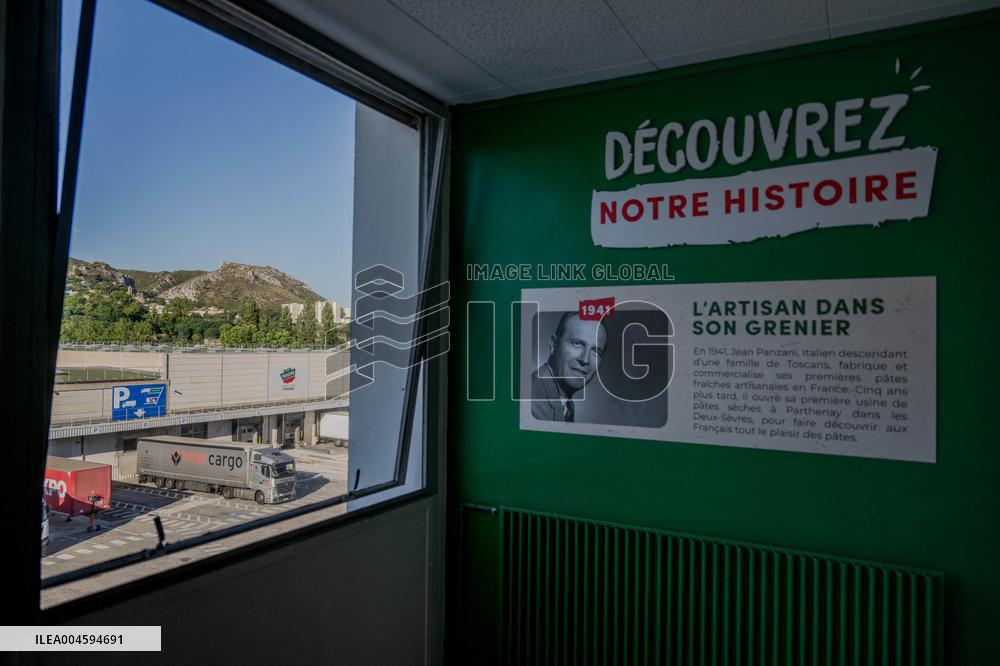 Annie Genevard Visits Panzani Plant - France