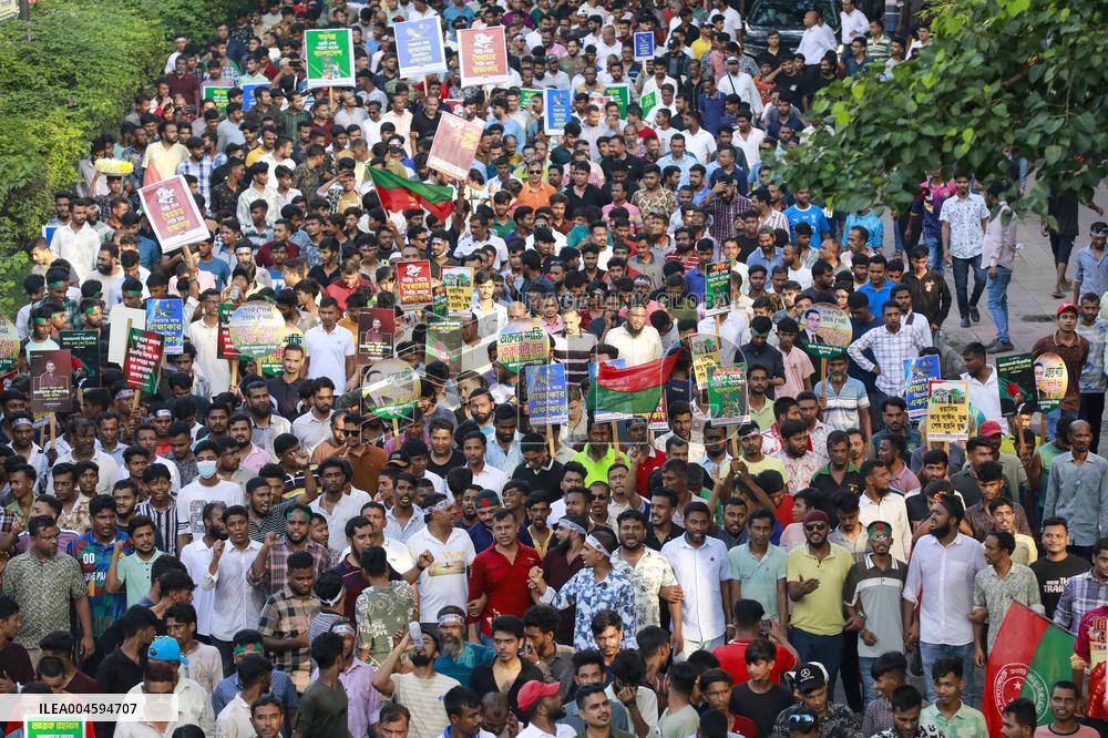 Jubo Dal Protests Law and Order Issues in Dhaka - Bangladesh