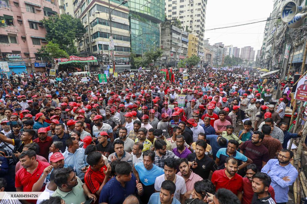 Jubo Dal Protests Law and Order Issues in Dhaka - Bangladesh