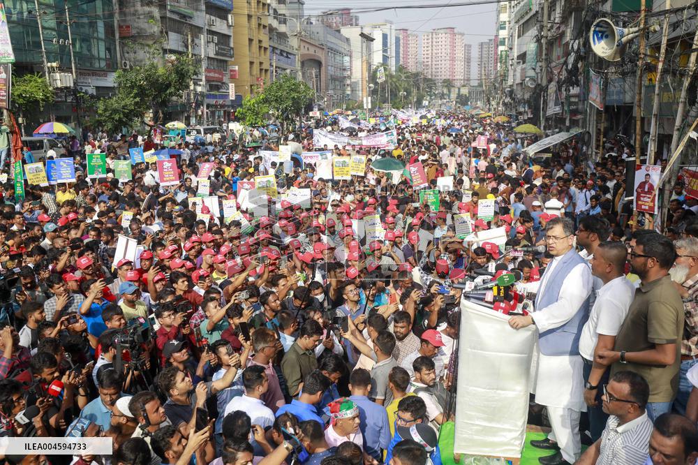 Jubo Dal Protests Law and Order Issues in Dhaka - Bangladesh