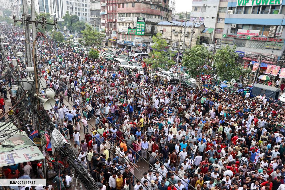 Jubo Dal Protests Law and Order Issues in Dhaka - Bangladesh