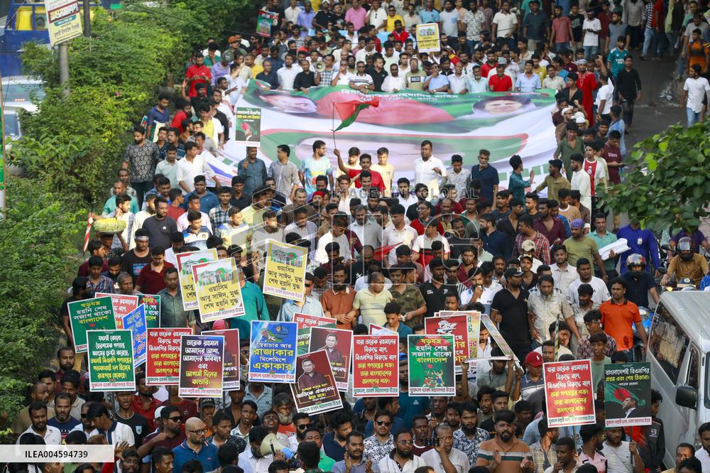 Jubo Dal Protests Law and Order Issues in Dhaka - Bangladesh