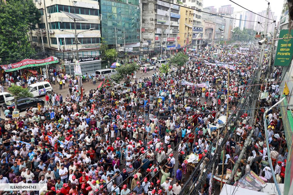Jubo Dal Protests Law and Order Issues in Dhaka - Bangladesh
