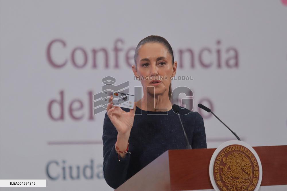 President Claudia Sheinbaum Holds Briefing - Mexico