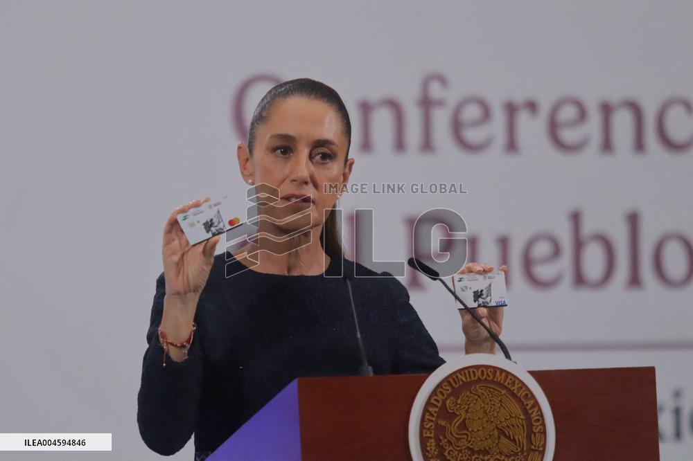 President Claudia Sheinbaum Holds Briefing - Mexico