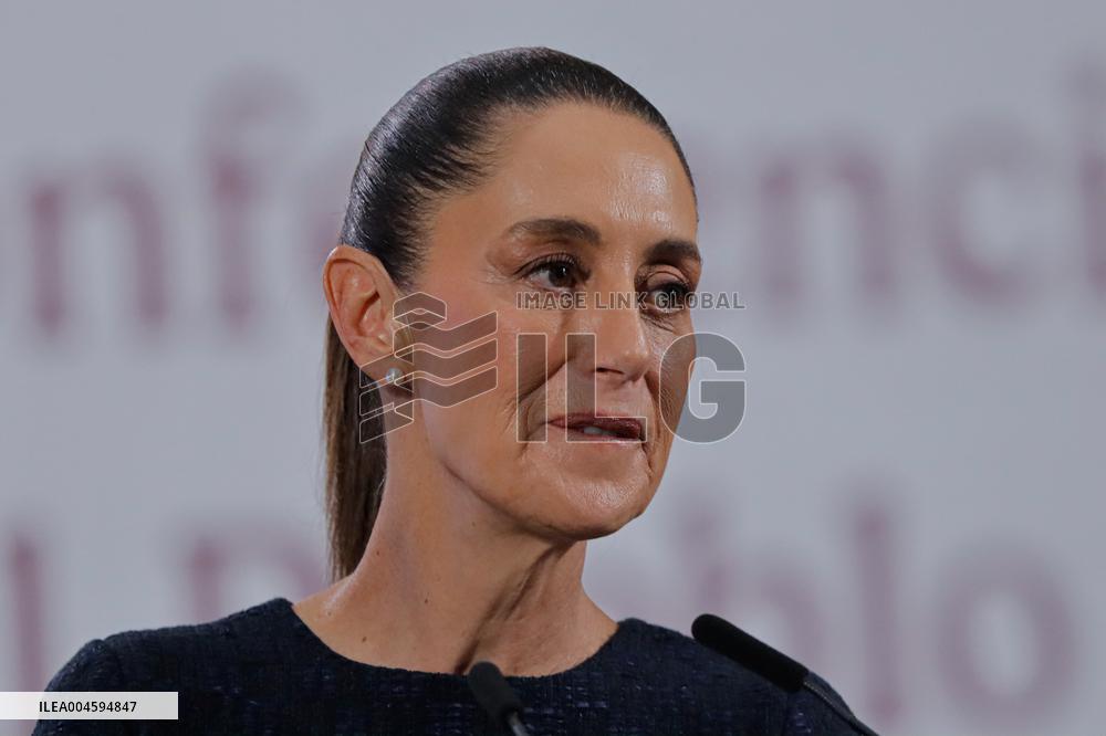 President Claudia Sheinbaum Holds Briefing - Mexico