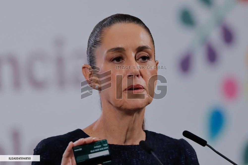 President Claudia Sheinbaum Holds Briefing - Mexico