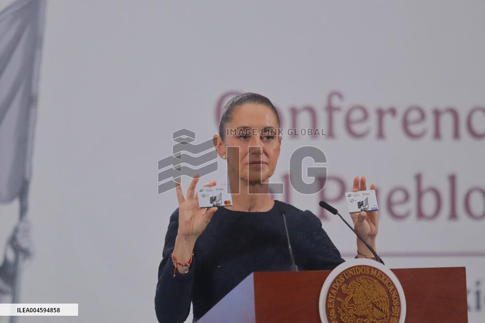 President Claudia Sheinbaum Holds Briefing - Mexico