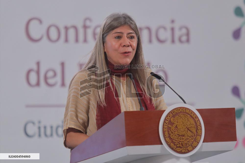 President Claudia Sheinbaum Holds Briefing - Mexico