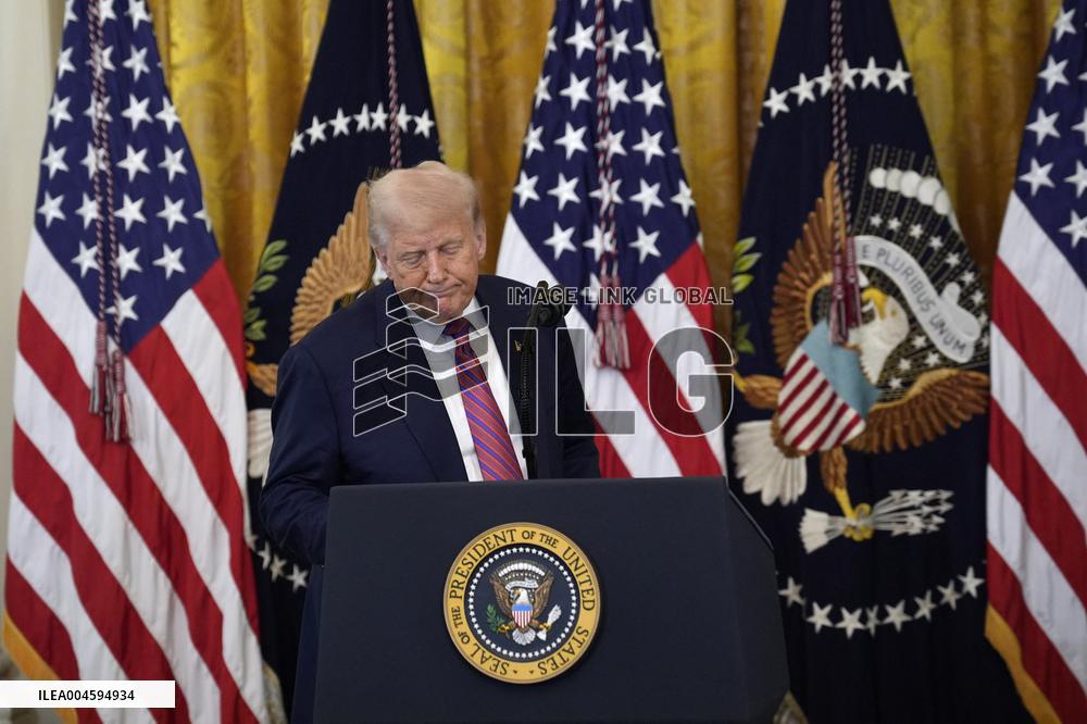 Donald Trump signs S.1582 GENIUS Act - Washington