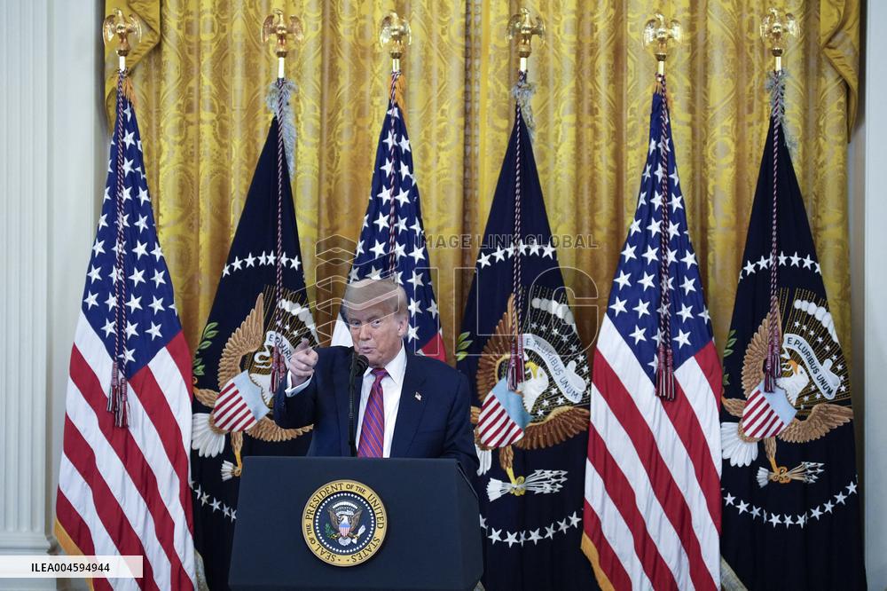 Donald Trump signs S.1582 GENIUS Act - Washington