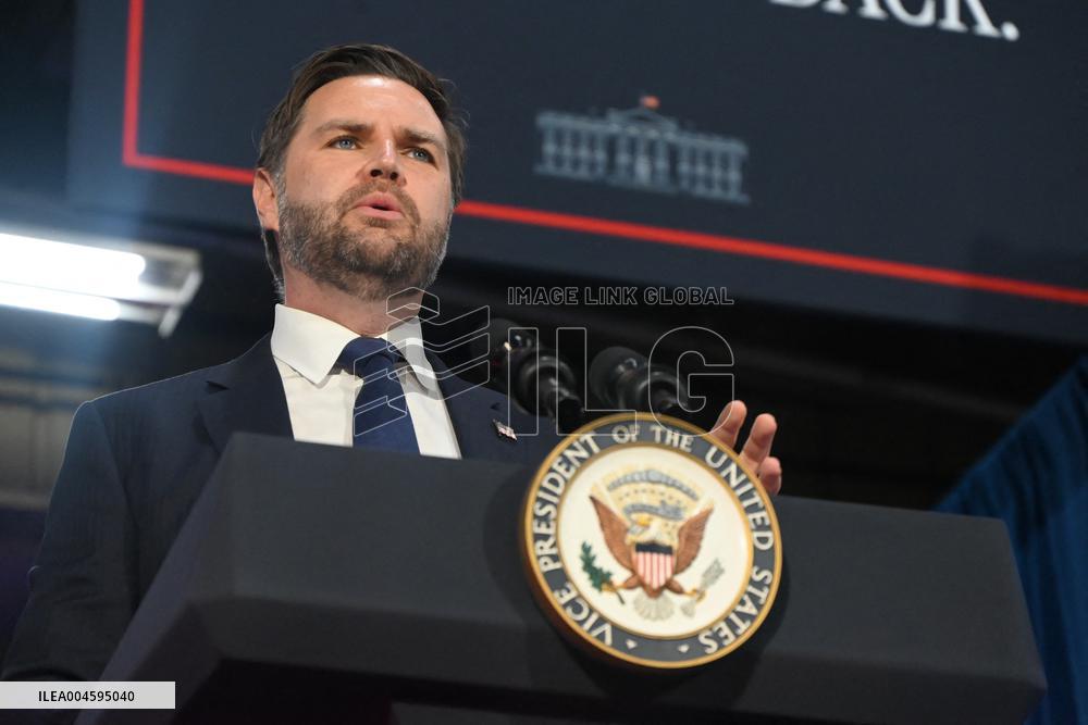 VP Vance speaks on the “One Big Beautiful Bill” in West Pittston, PA