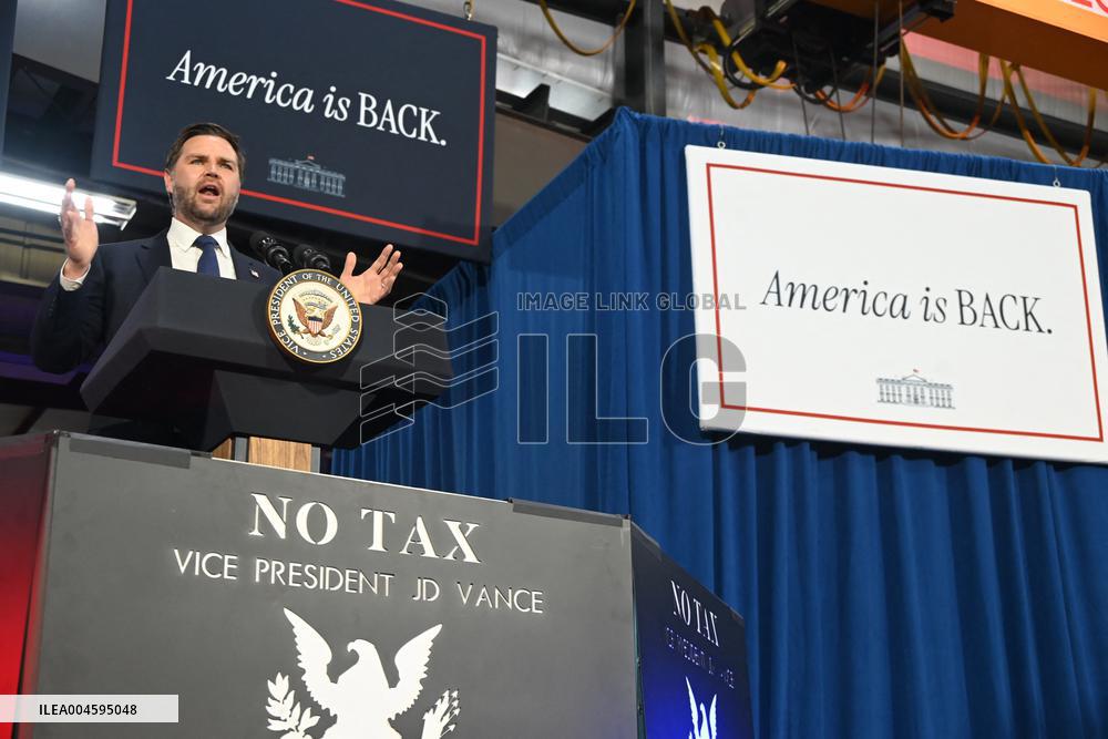 VP Vance speaks on the “One Big Beautiful Bill” in West Pittston, PA