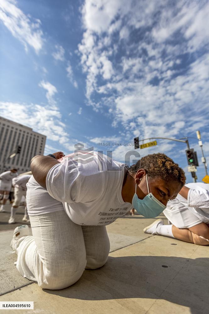Anti-Ice Demonstration in Los Angeles - LA