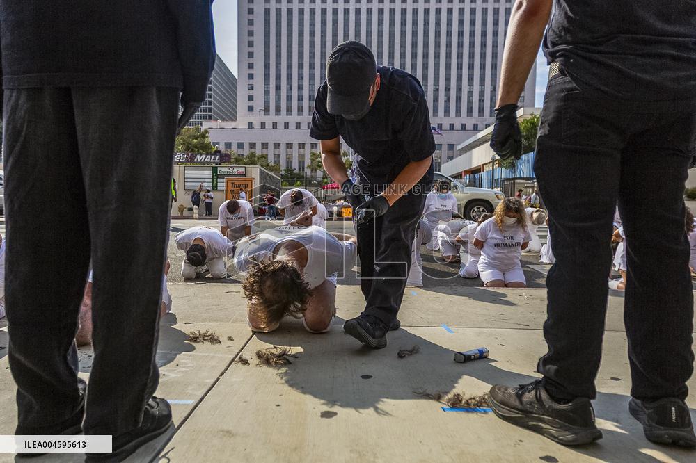 Anti-Ice Demonstration in Los Angeles - LA