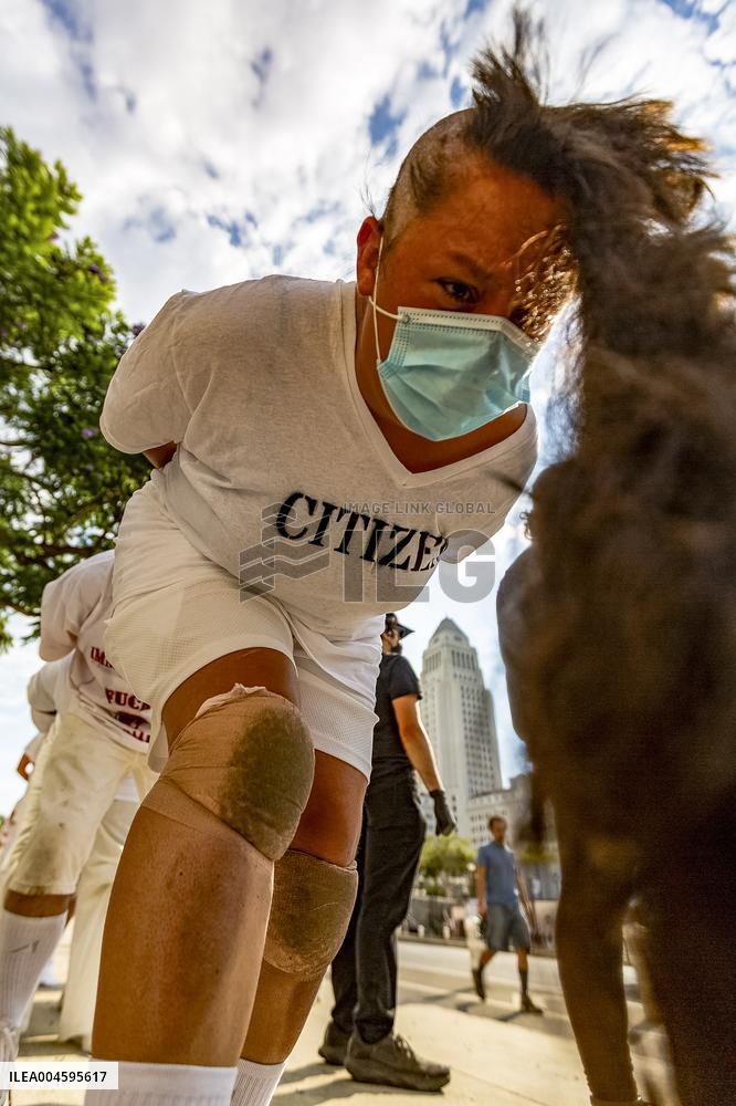 Anti-Ice Demonstration in Los Angeles - LA