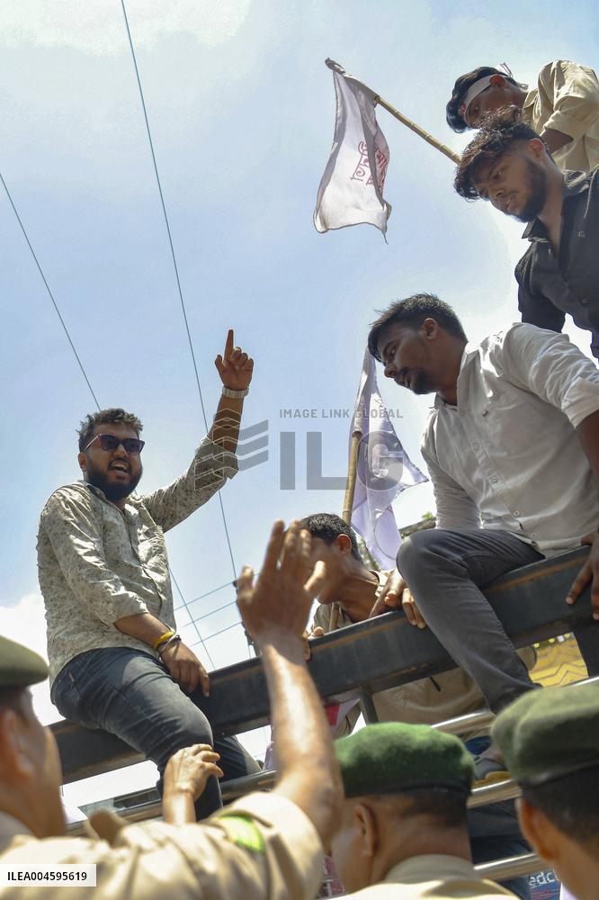 Protest of SFI in India - India