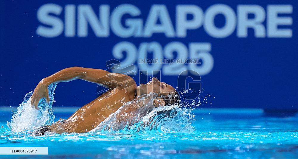 World Aquatics Championships Artistic Swimming Men Solo - Singapore
