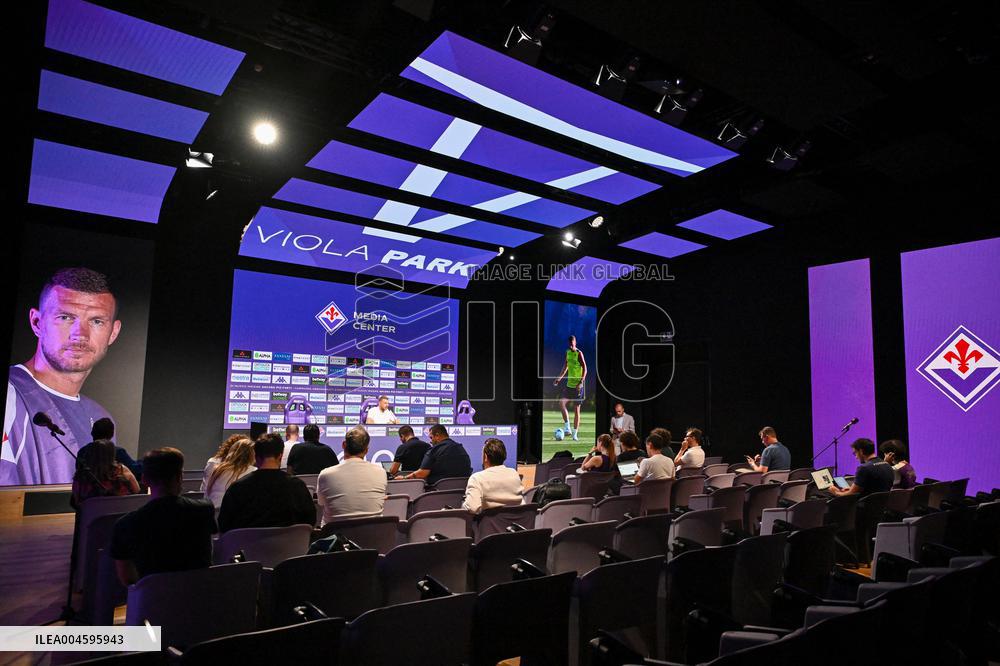 CALCIO - Serie A - Presentation of ACF Fiorentina's new player Edin Dzeko