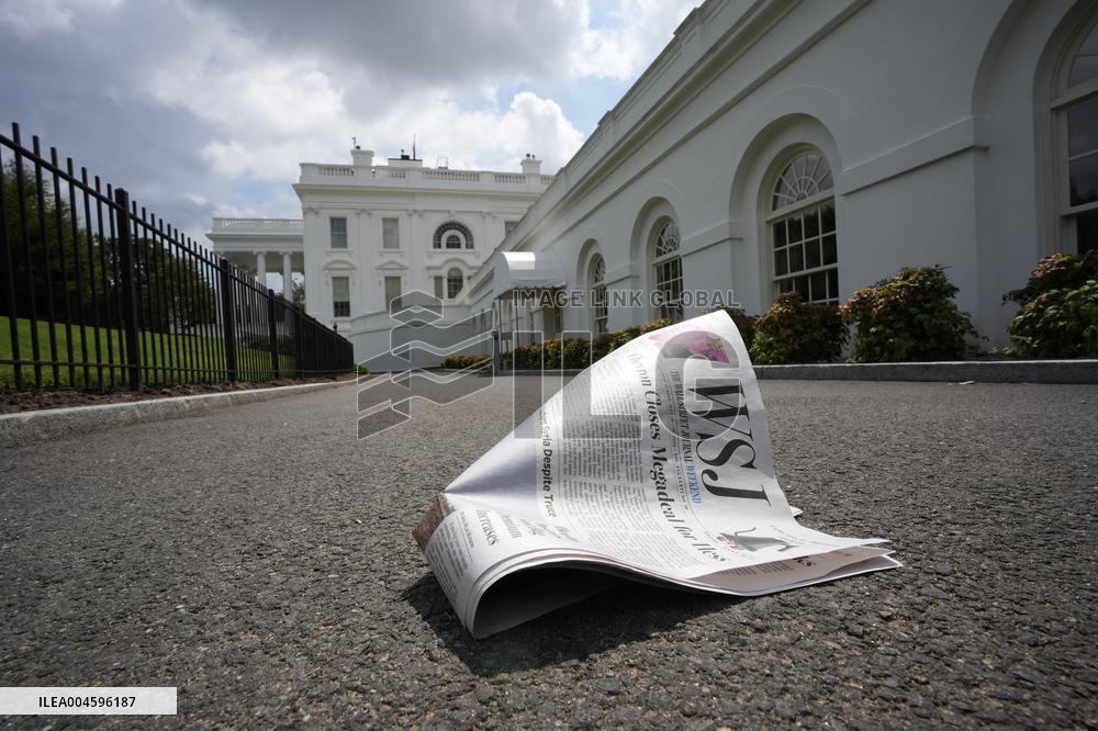 Illustration - Wall Street Journal at the White House - Washington