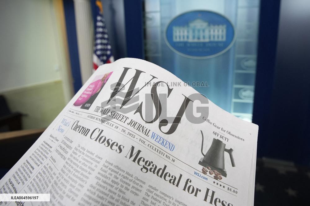 Illustration - Wall Street Journal at the White House - Washington