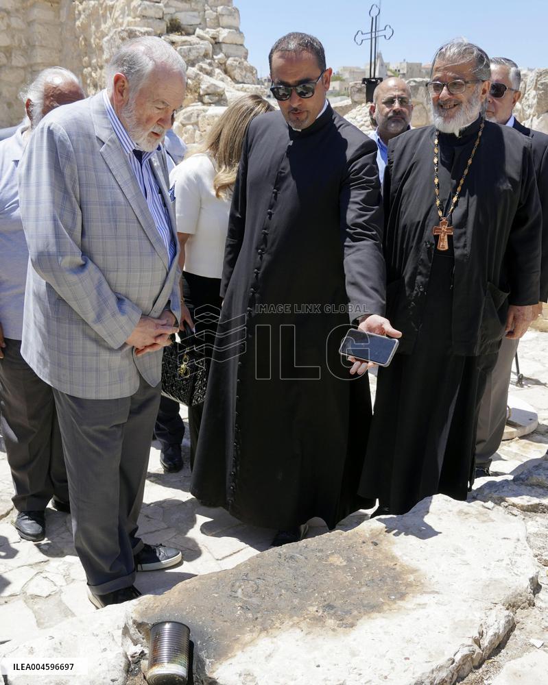 U.S. envoy visits arson site in West Bank village