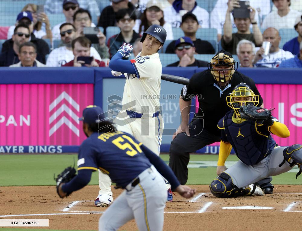 Baseball: Brewers vs. Dodgers