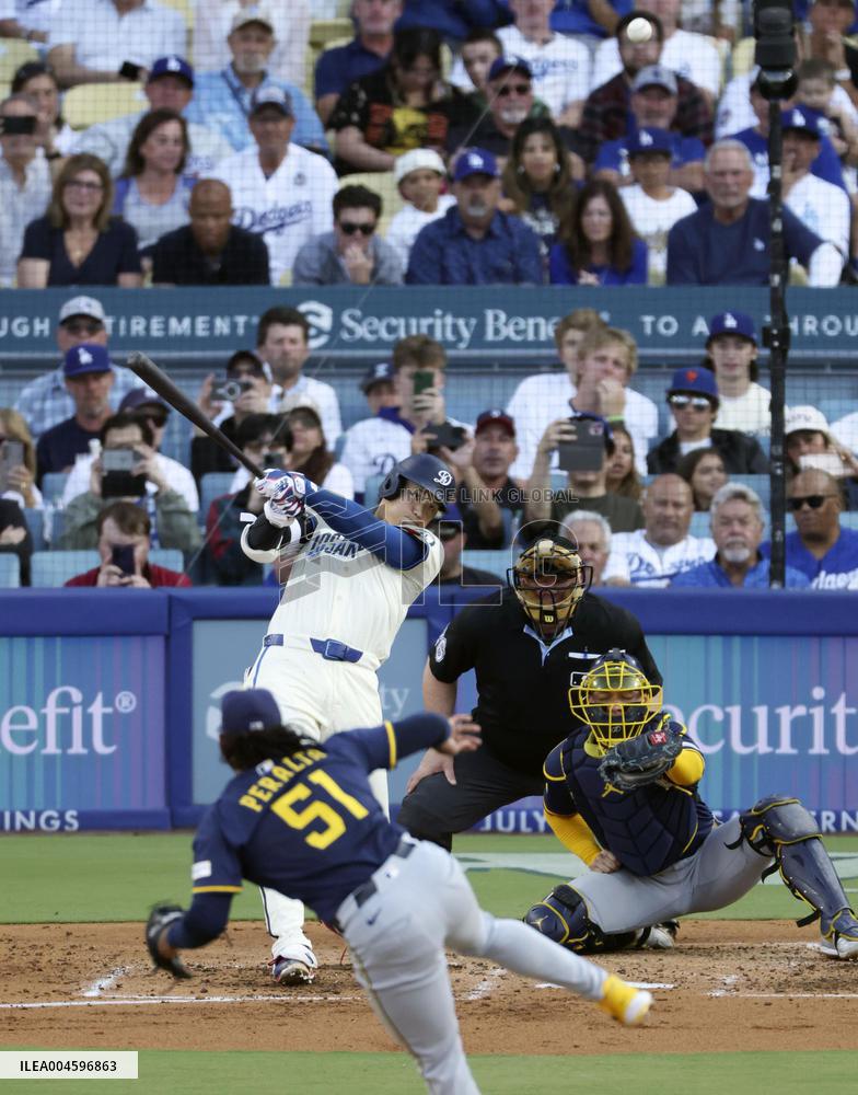 Baseball: Brewers vs. Dodgers