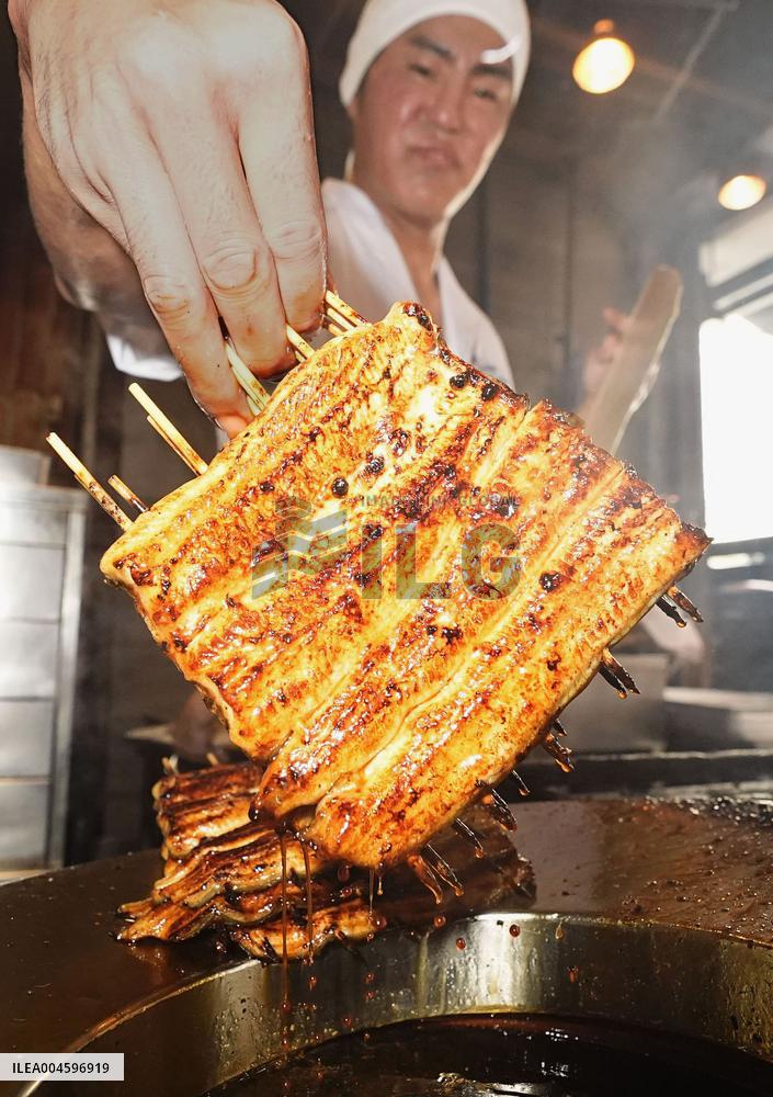 Eel-eating day in Japan