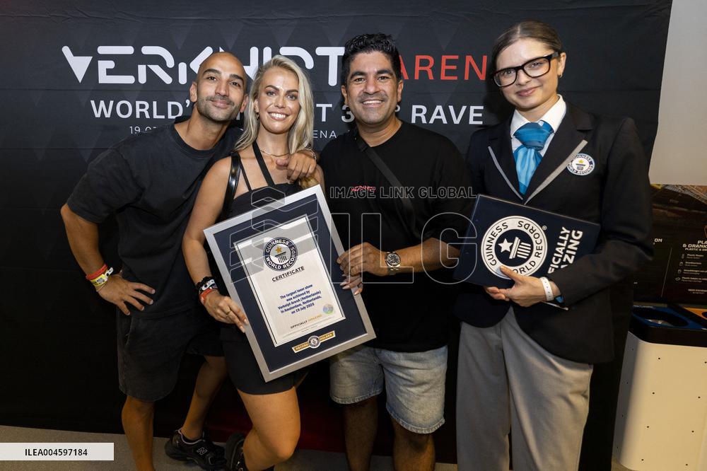 World Record Largest Laser Show During Verknipt Arena - Amsterdam