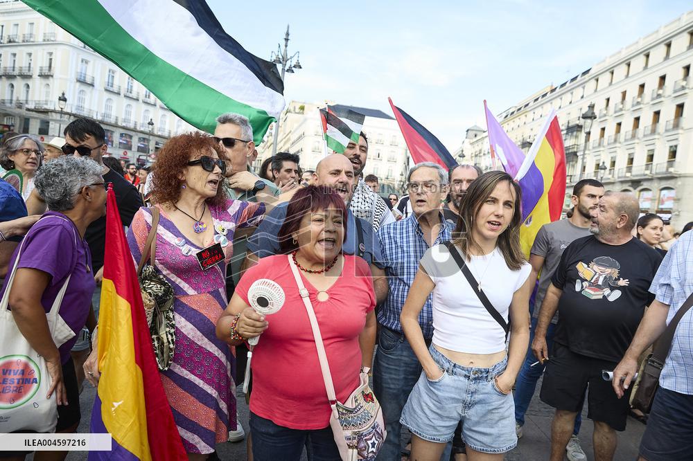Demonstration in Madrid Against Xenophobia - Spain