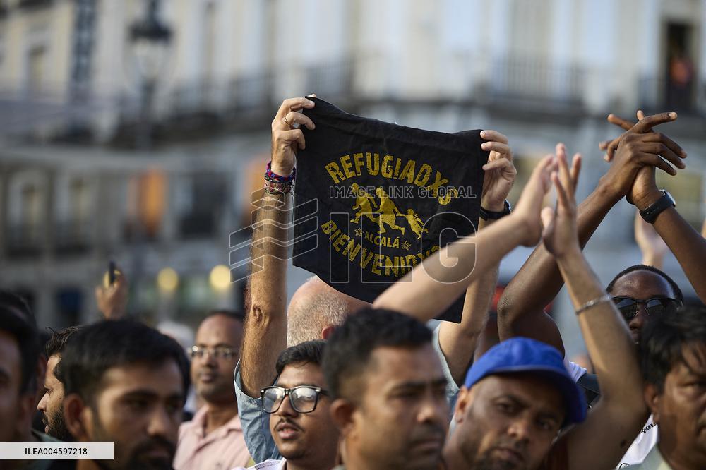 Demonstration in Madrid Against Xenophobia - Spain